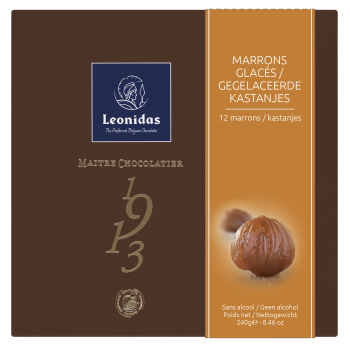 Boite de 12 marrons glacés