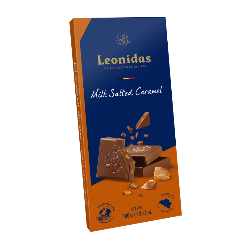 Tablette chocolat au lait - Caramel salé Tablette chocolat au lait - Caramel salé