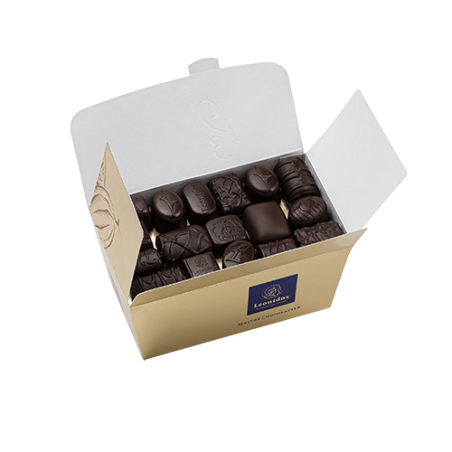 Ballotin de chocolats noirs